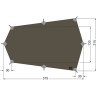 Тент TATONKA TARP WING 2 LT STONE GREY OLIVE 2476,332